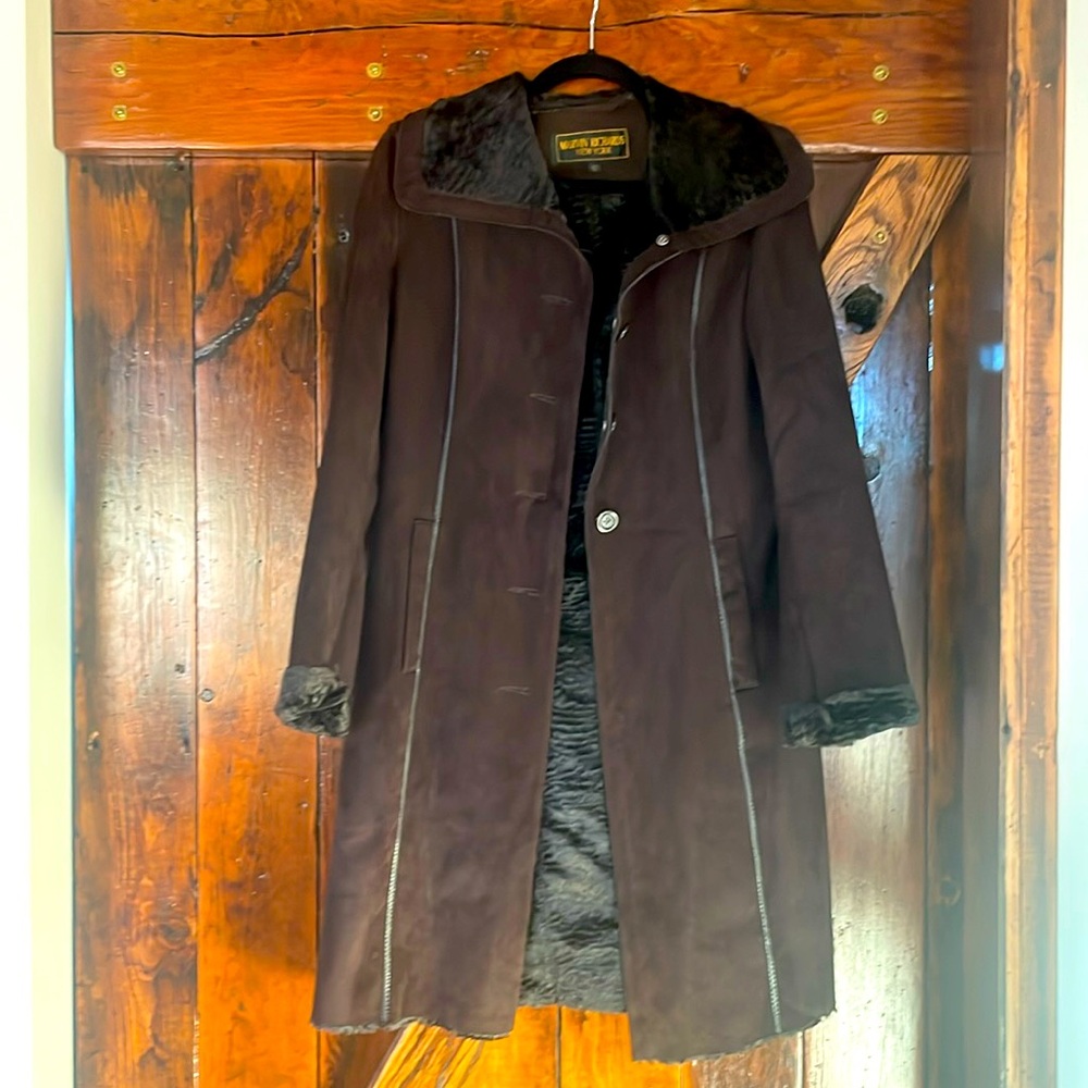 Marvin Richard’s gorgeous jacket with faux fur lining